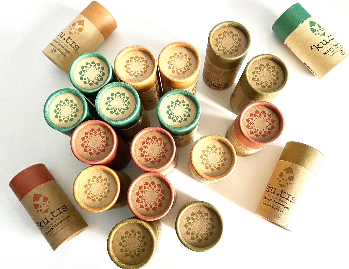 Kutis skincare natural deodorants on table
