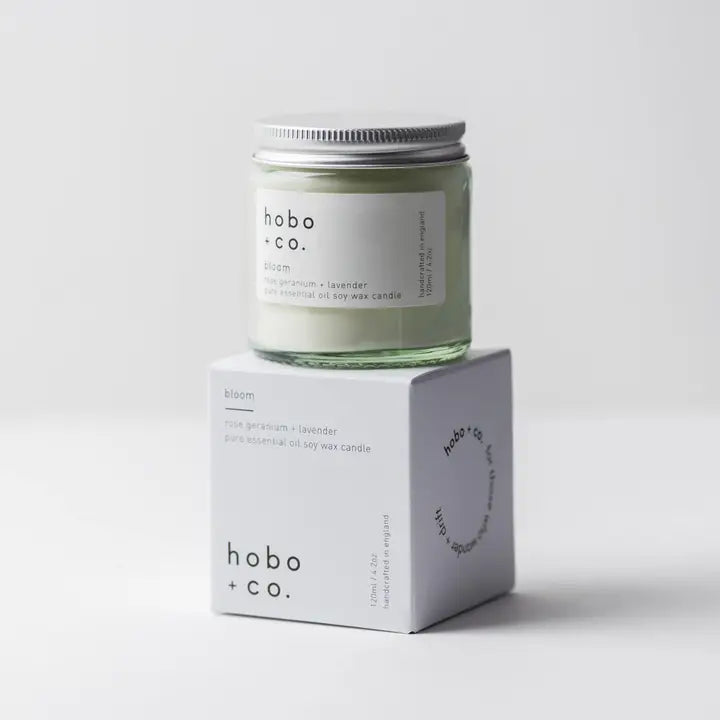 Rose Geranium & Lavender Luxury Soy Wax Candle