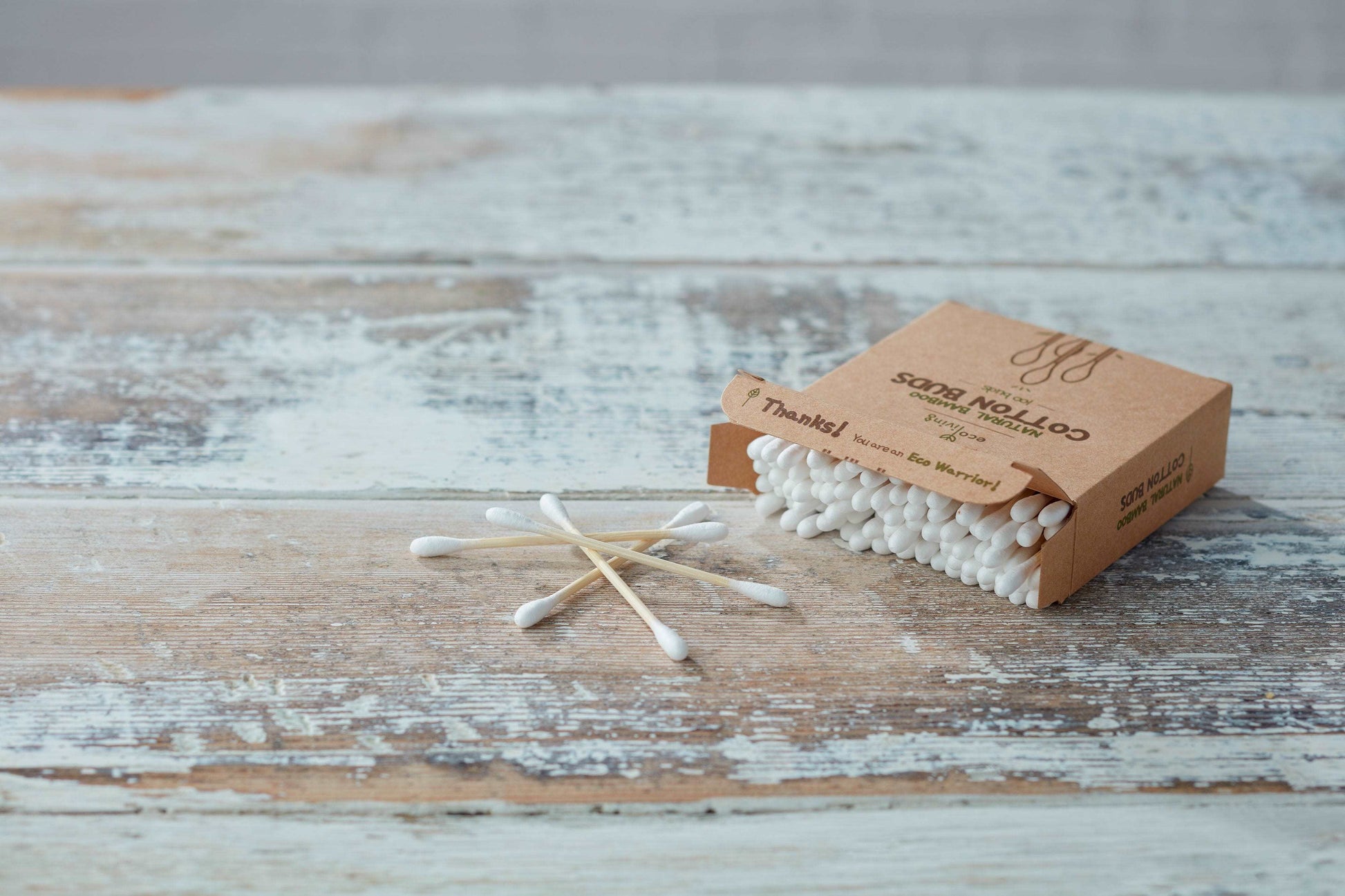 Bamboo Cotton Buds (100 Pack) Cotton Buds EcoLiving