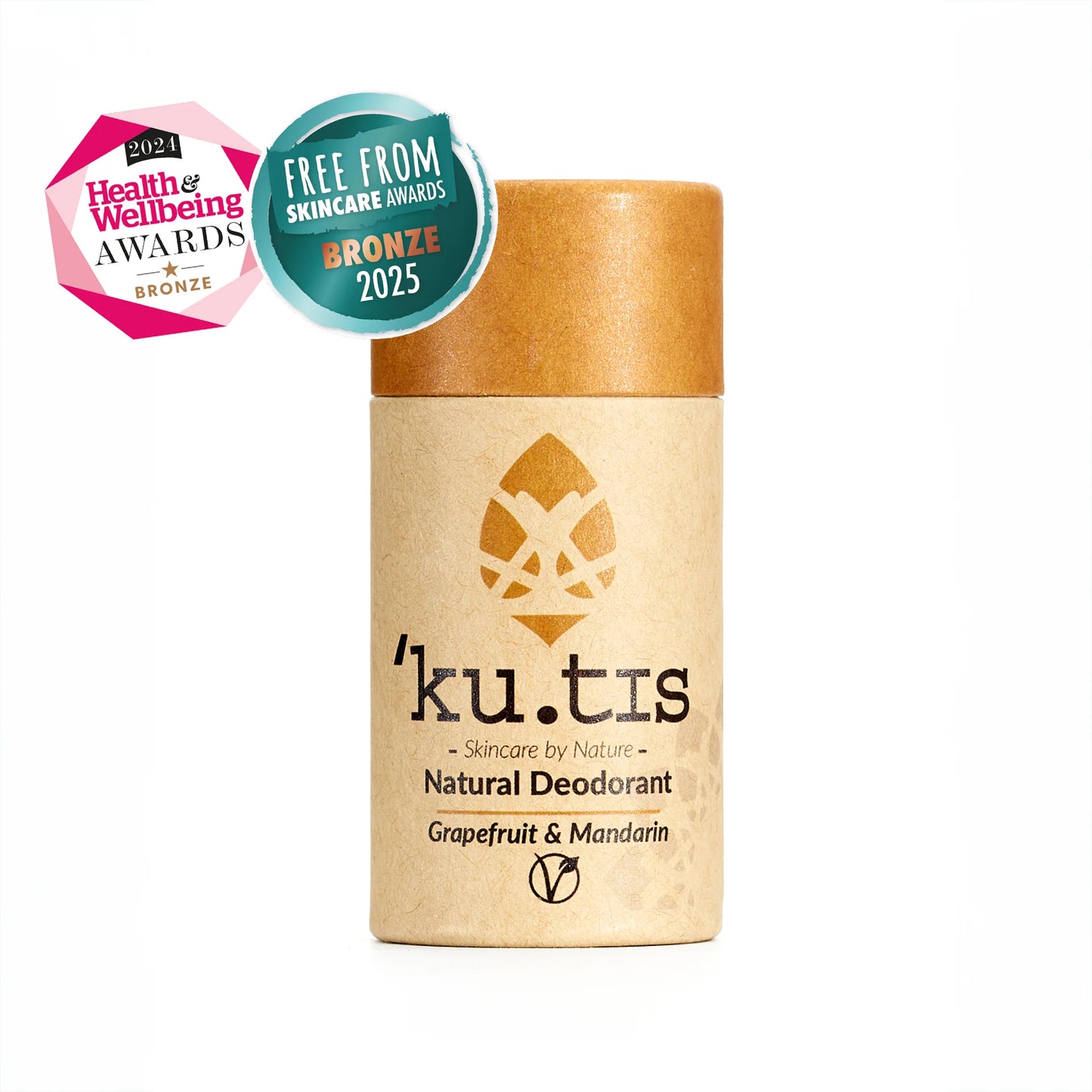 Grapefruit & Mandarin (Vegan) - Natural, Plastic Free Deodorant