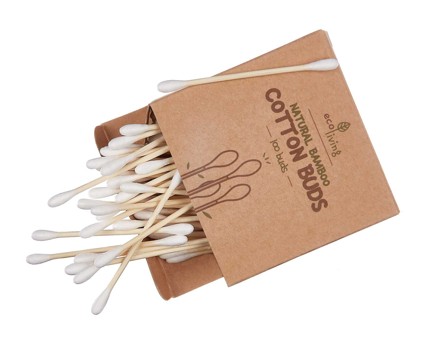 Bamboo Cotton Buds (100 Pack) Cotton Buds EcoLiving