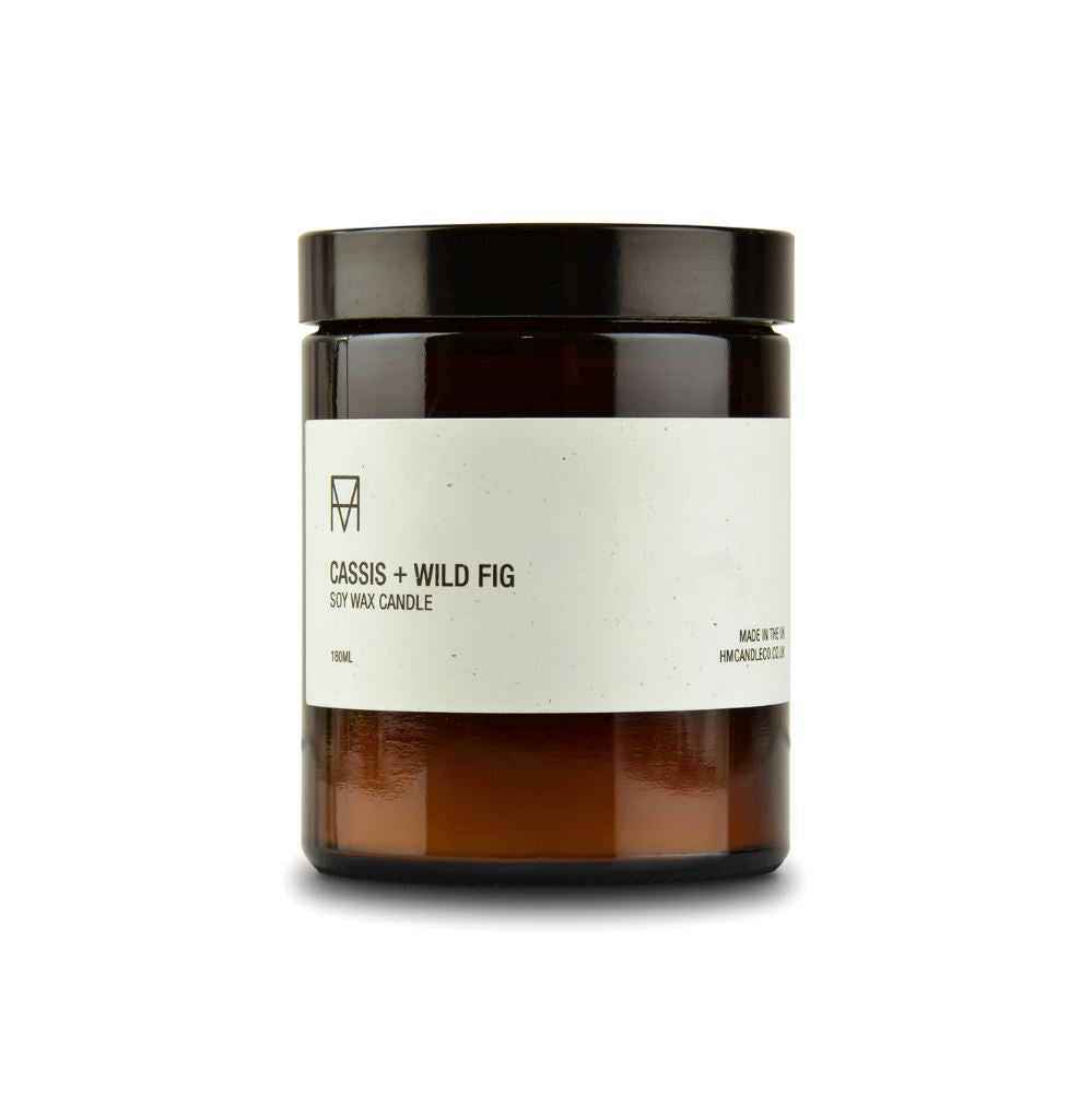 Cassis & Wild Fig Soy Wax Candle Soy Wax Candles Handmade Candle Co.