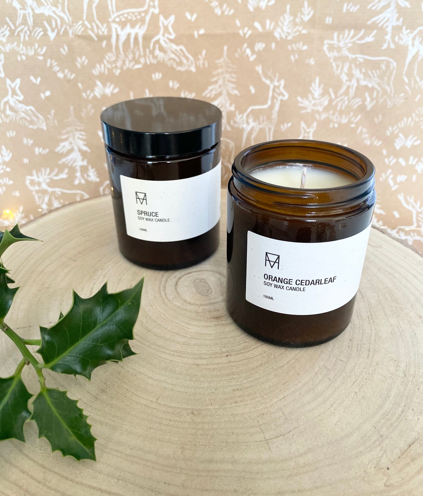 Spruce & Orange Cedarleaf - Soy Wax Candle Gift Set (6995602997406)