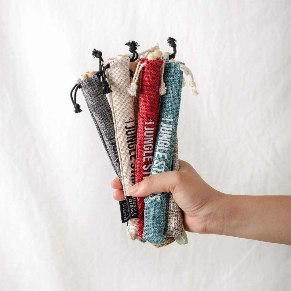 Reusable Bamboo Straw Travel Set (Duo Pack)