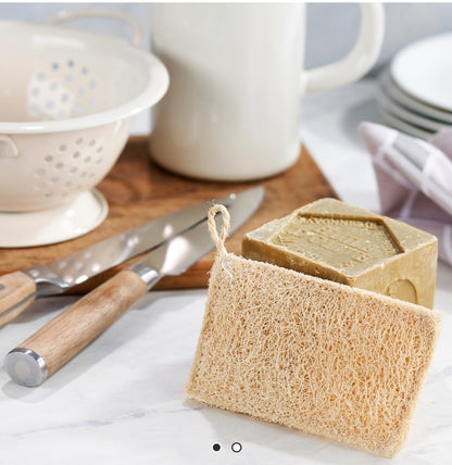 Loofah Kitchen Sponge Scrubber