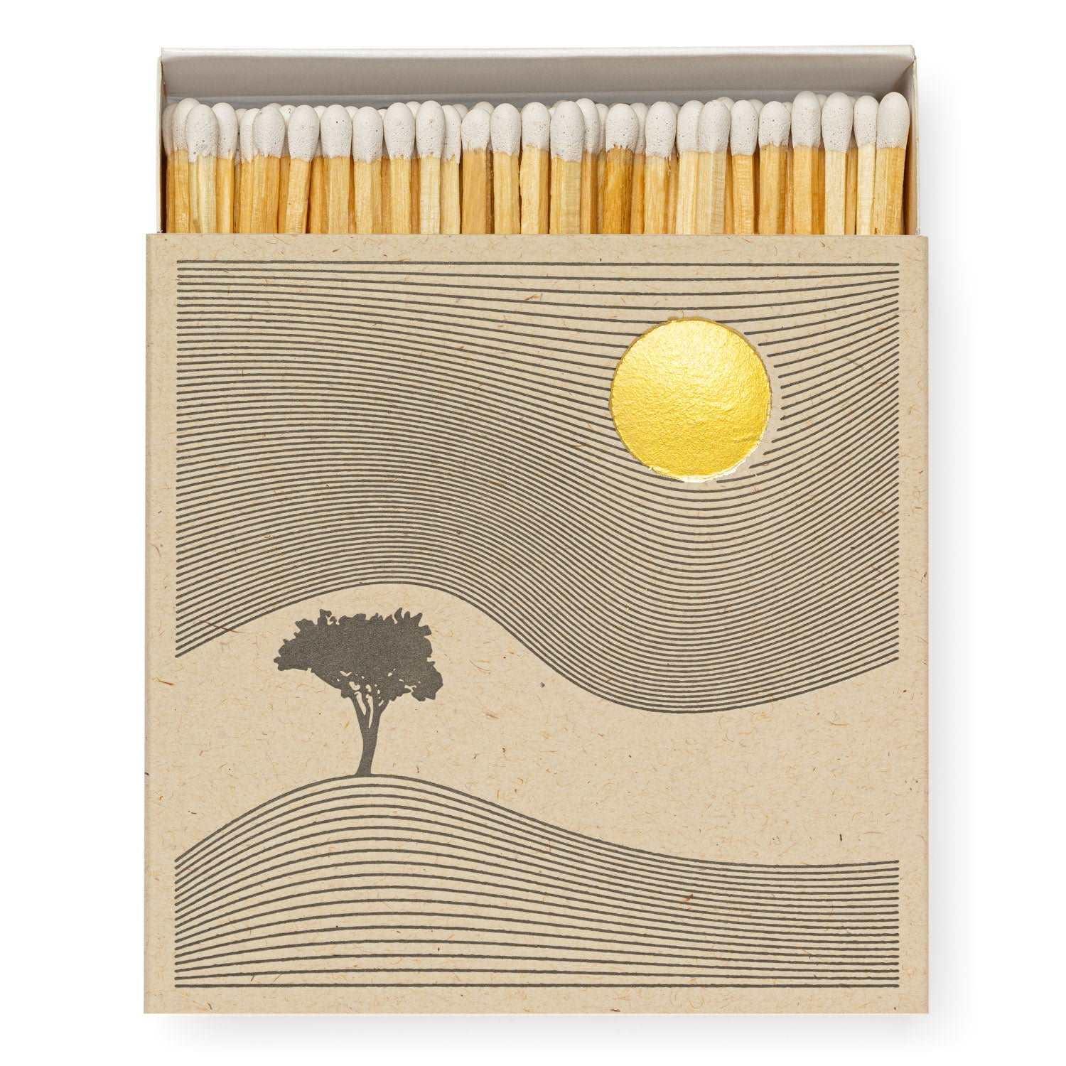 Open box of matches showing the One Tree Hill design from Archivist Gallery (7868908470498)