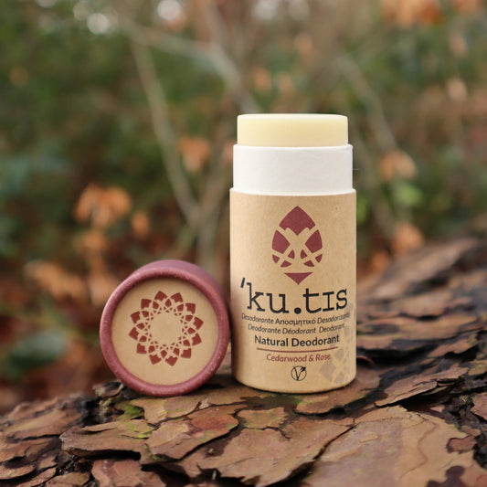 Cedarwood & Rose (Vegan) - Natural, Plastic Free Deodorant