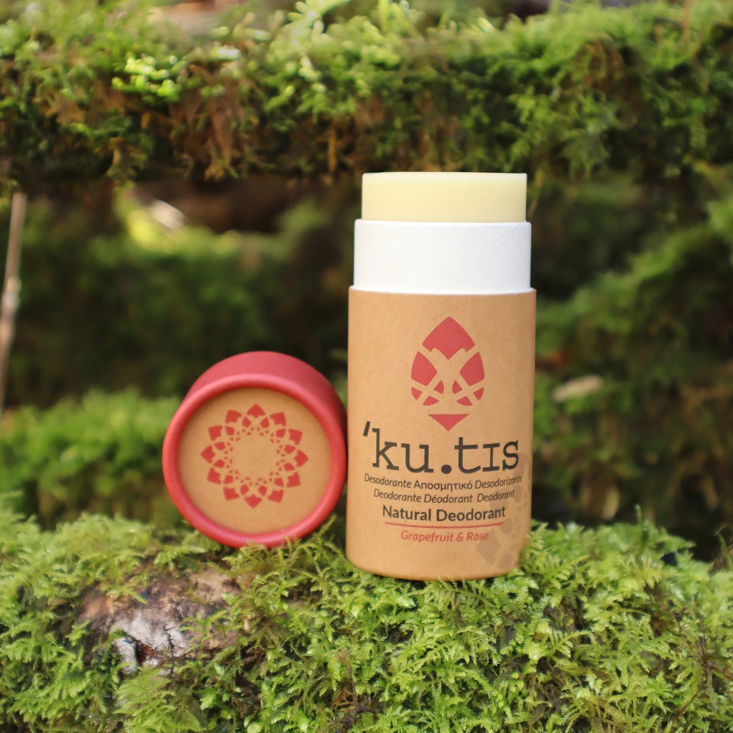 Grapefruit & Rose - Natural, Plastic Free Deodorant