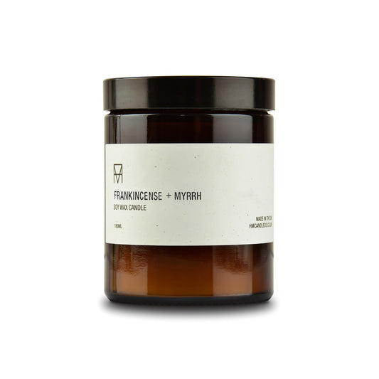 Frankincense + Myrrh - Soy Wax Candle (7339618238690)